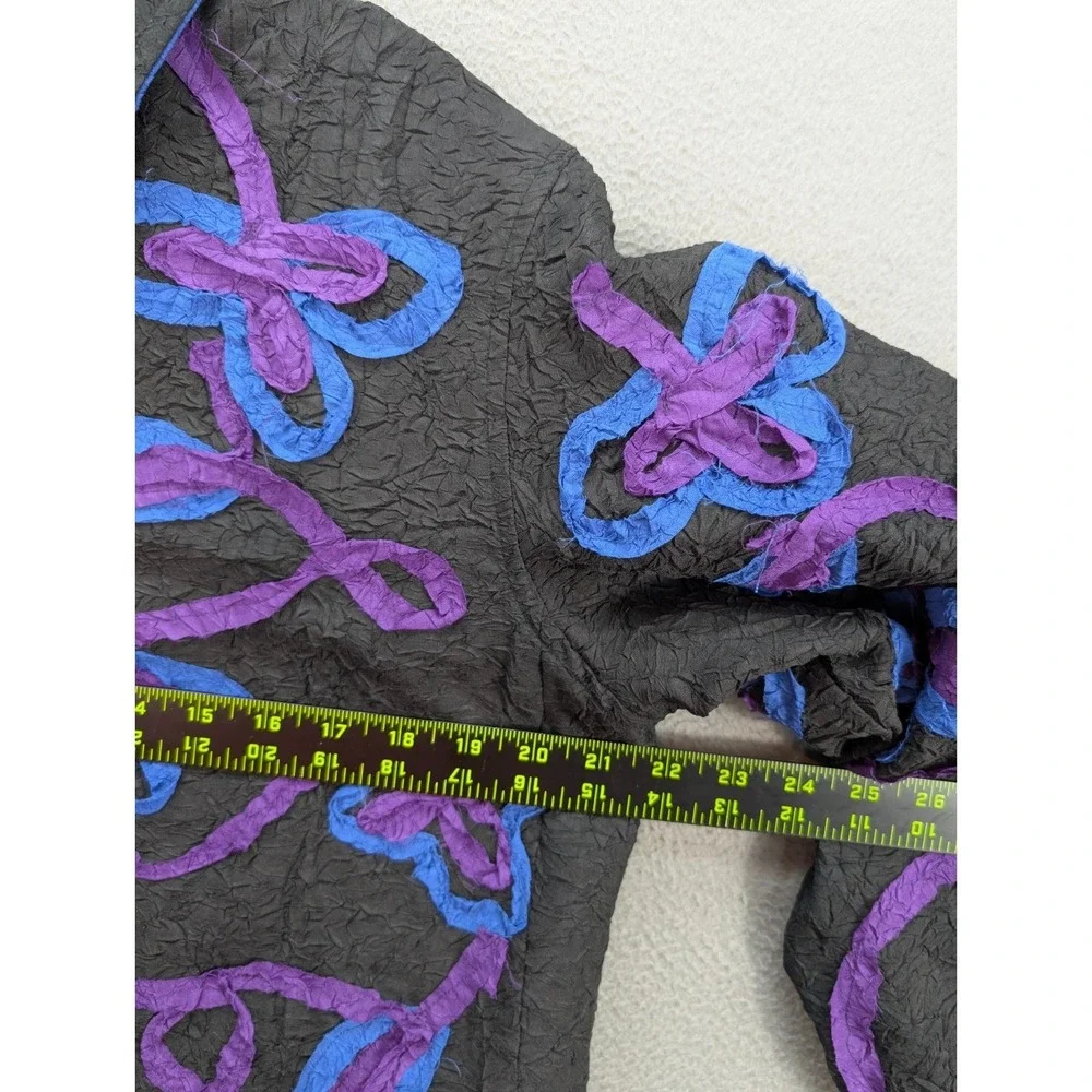 Tantrum Collection Button Up Women's M Floral Silk Blend‎ Long Sleeve Jacket NWT